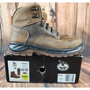 Georgia Boot Overtime Alloy Toe Waterproof Work GB00522 Men Size 11.5 W Wide EXC